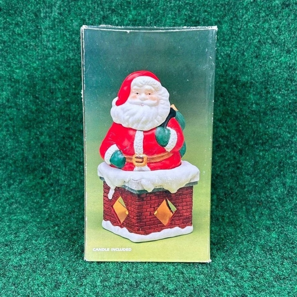 Montgomery Ward Porcelain Santa Potpourri Cooker With Candle Included Decoration - Picture 2 of 16